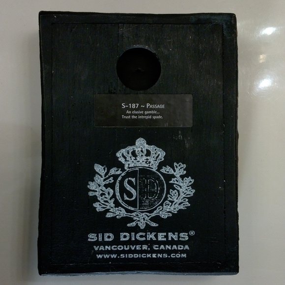 Sid Dickens S-187 "Passage" silver spade Memory-Block wall tile *Rare & Retired* - Picture 8 of 8